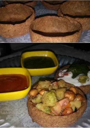 A picture of Raj kachori (kuttu atta).