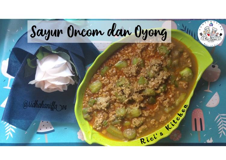Sayur Oncom dan Oyong