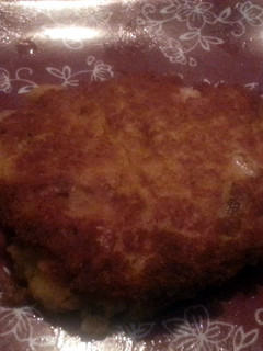 A picture of Crab Shrimp Mushroom Corn Fritters.