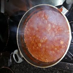 A picture of Bologna Sauce - No vegetables used yet very tasty.