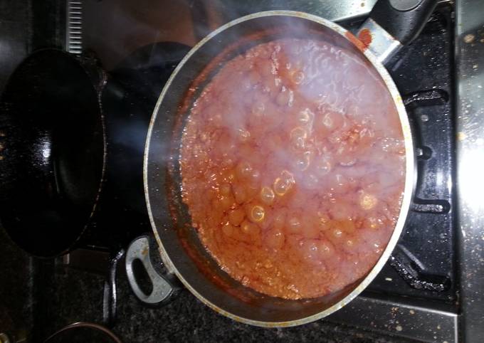 Steps to Prepare Speedy Bologna Sauce - No vegetables used yet very tasty