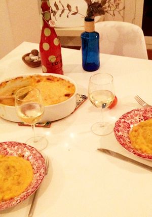 Una foto de Hachis Parmentier de Patatas y Zanahorias