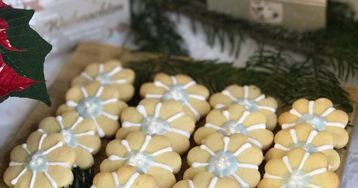 Resep Butter cookies icing sugar oleh Tinakitchen ( https//youtu.be