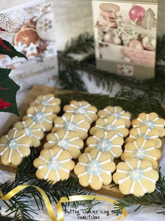 Foto resep Butter cookies icing sugar
