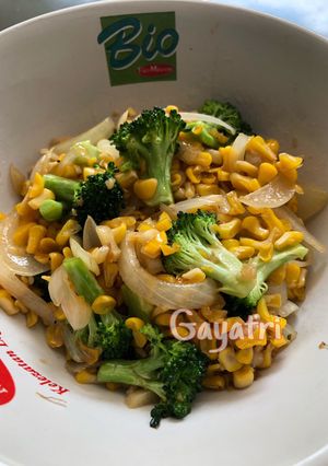 Foto resep Brokoli tumis Jagung