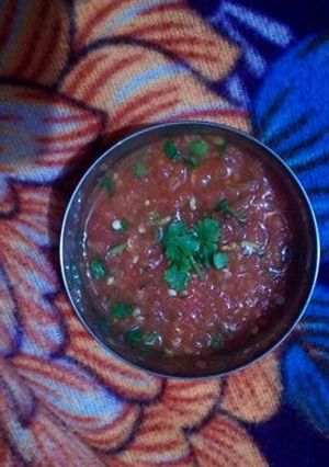 A picture of Tomato ki chutney.