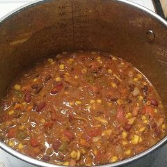 A picture of Vegan chipotle chilli.
