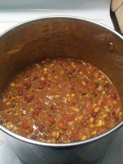A picture of Vegan chipotle chilli.