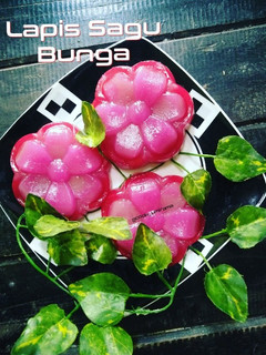 Foto resep Lapis Sagu Bunga