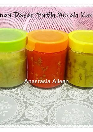 Foto resep Bumbu Dasar Putih, Merah dan Kuning