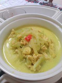 Foto resep Sayur santan labu Siam tempe