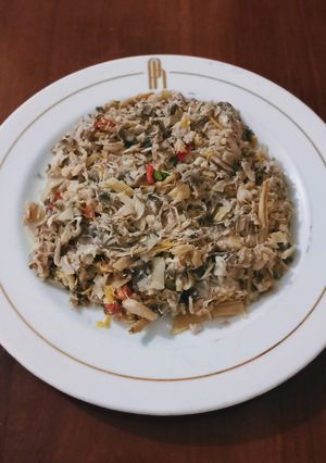 Foto resep Tumis Jantung Pisang & Ikan Teri