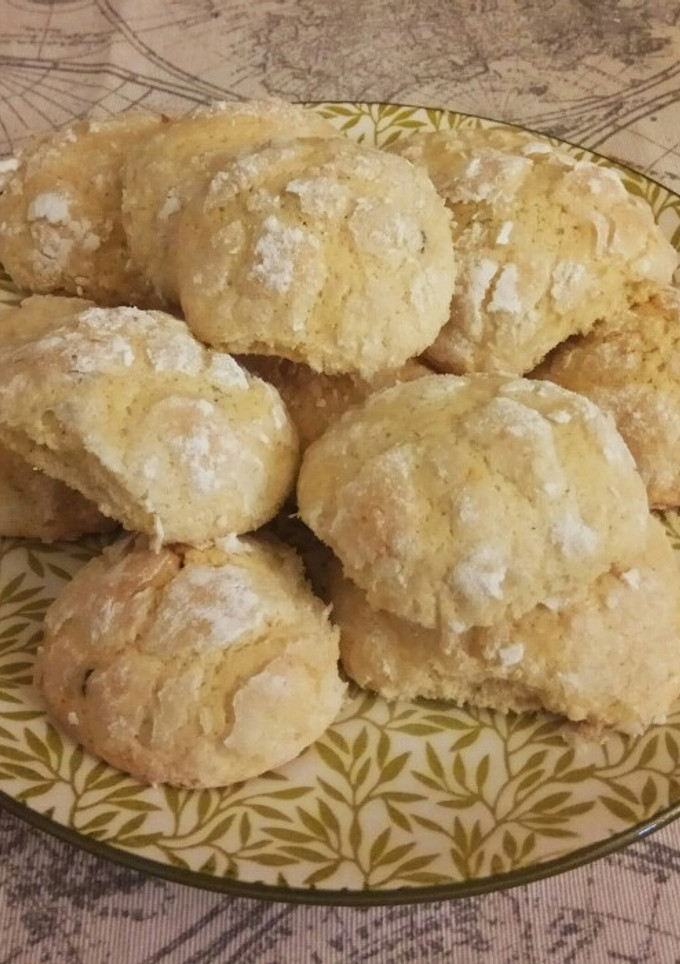 Una foto de Galletas Craqueladas de vainilla rellenas de chocolate