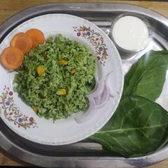 A picture of Spinach Rice.