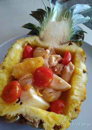 Foto resep Ayam dan putih telur asam manis