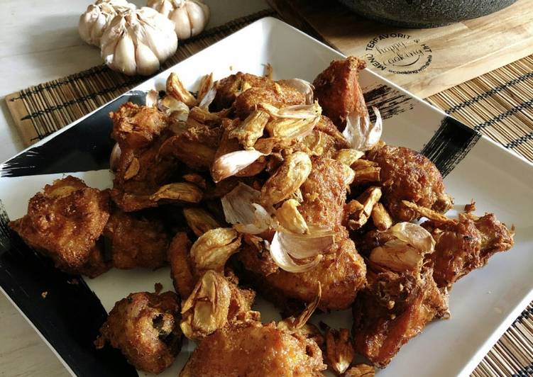 Resep Ayam Goreng Bawang Putih oleh Cooking with Sheila