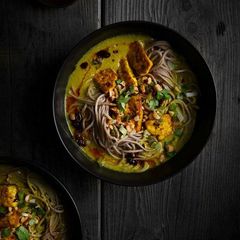 A picture of Peanut Soba Noodles.