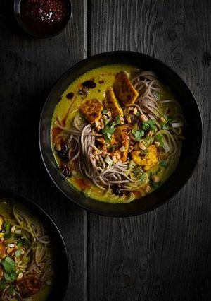 A picture of Peanut Soba Noodles.