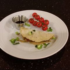 A picture of Moo -Shu Pork.