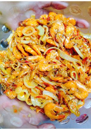 Foto resep Udang Saus Padang
