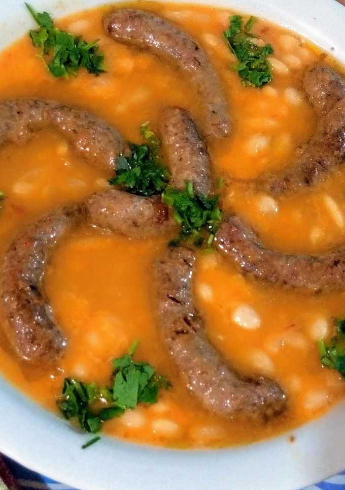 صورة لوصفة لوبيا بالمرقاز ولا أروع 😋 حارة وبنينة