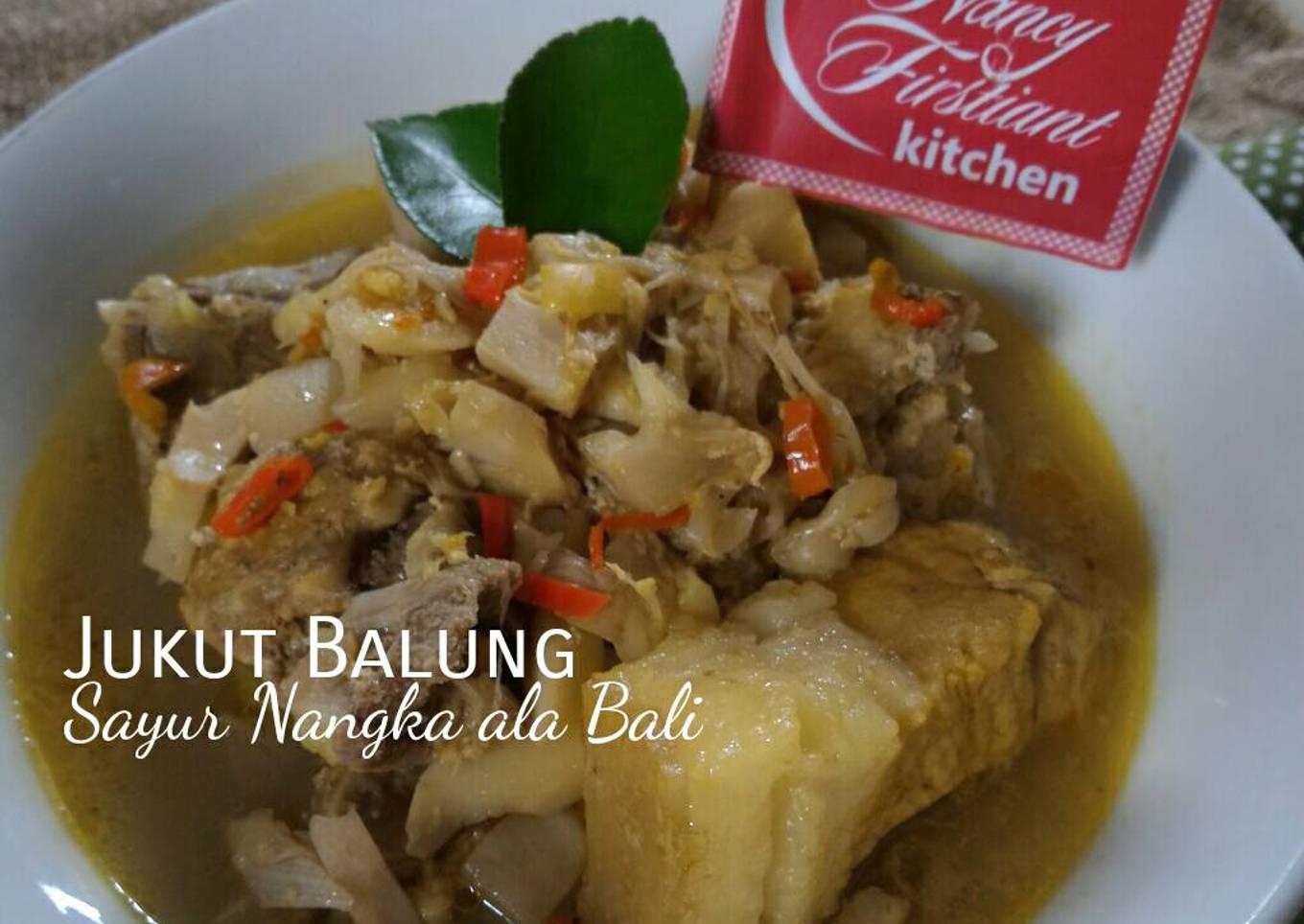 Jukut Balung-Sayur Nangka ala Bali