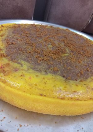 عکسی از دستور کیک دورنگ