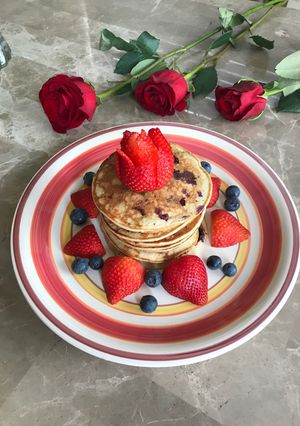 Una foto de Pancakes de avena