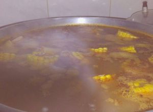 Una foto de Sopa de ternillas y jarrete a mi manera