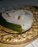 Pescado al limón con crema de almendras