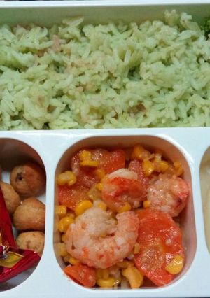 Foto resep Nasi uduk pandan magic com