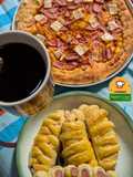 Pizza 🍕 dan Roti Manis ala Resto