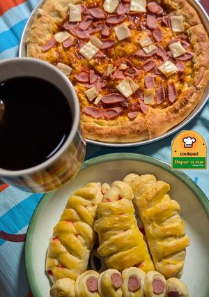 Foto resep Pizza 🍕 dan Roti Manis ala Resto