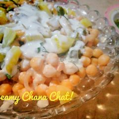 A picture of Creamy Chana Chat!.