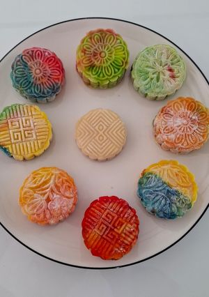 Foto resep Snowskin Mooncake with Mungbean Filling