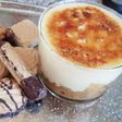 Mousse de Crema Catalana con Manzana Caramelizada