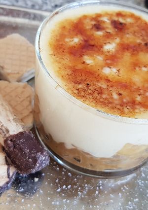 Foto principal de Mousse de Crema Catalana con Manzana Caramelizada