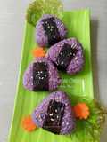 Purple Onigiri Chicken Mayo