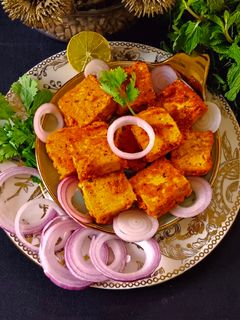 प्रोटीन रिच तन्दूरी टोफू टिक्का सिर्फ 15 मिनट में रेसिपी मुख्य फोटो