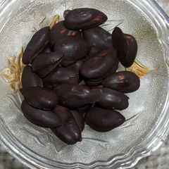A picture of Chocolate covered almonds.