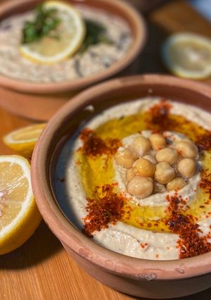 صورة لوصفة الحمص اللذيذ🌸