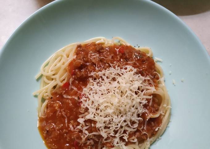 Resep: Spaghetti Saus Bolognese Simpel