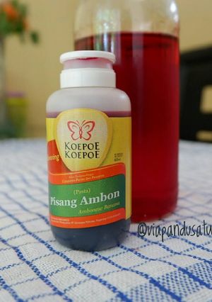 Foto resep Sirup DHT pisang ambon kawe
