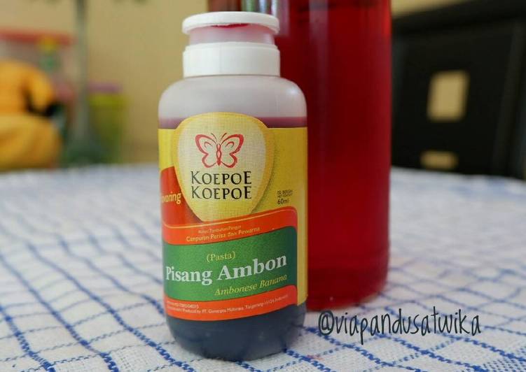 Resep: Sirup DHT pisang ambon kawe anti gagal