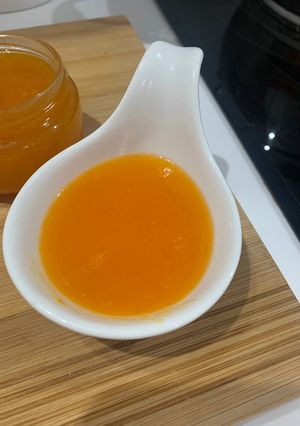 Una foto de Mermelada de albaricoque con fructosa en Thermomix