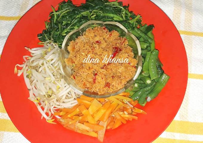 Standar Cara  buat #23 Gudangan (urap sayur) dijamin sempurna