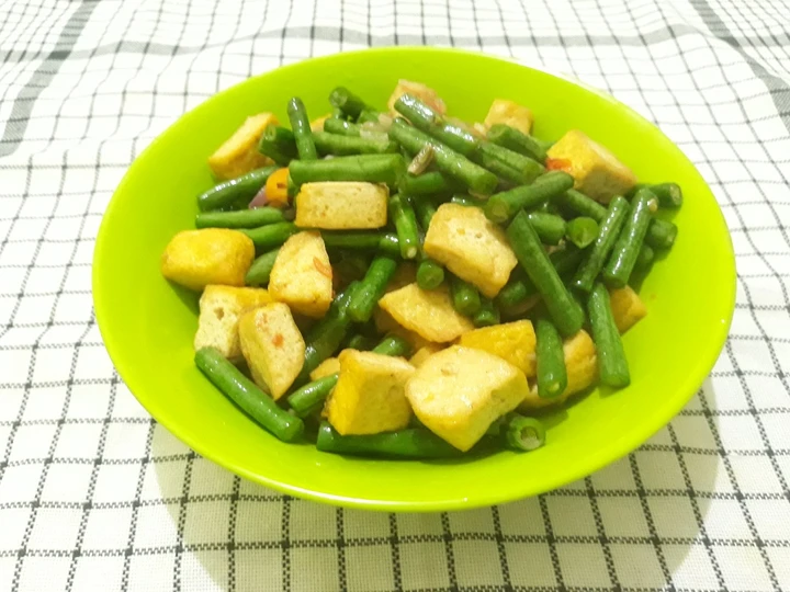 Langkah Mudah untuk Membikin Resep Tumis kacang panjang tahu yang Sempurna Anti Ribet, Bikin Ngiler