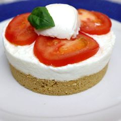A picture of Bufala cheesecake.
