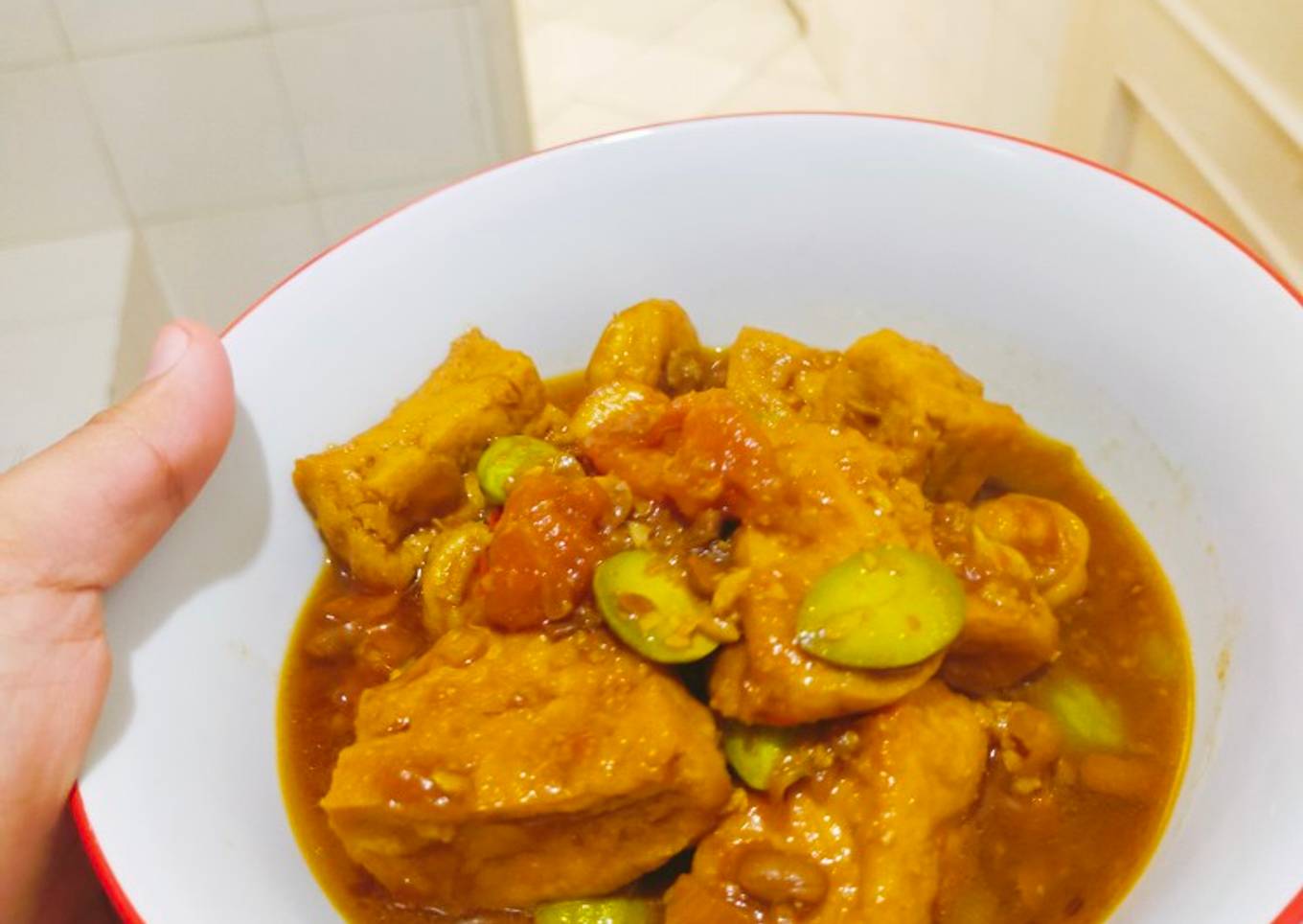 Tahu udang tauco pete😊