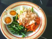 Gambar urap kenikir kacang panjang